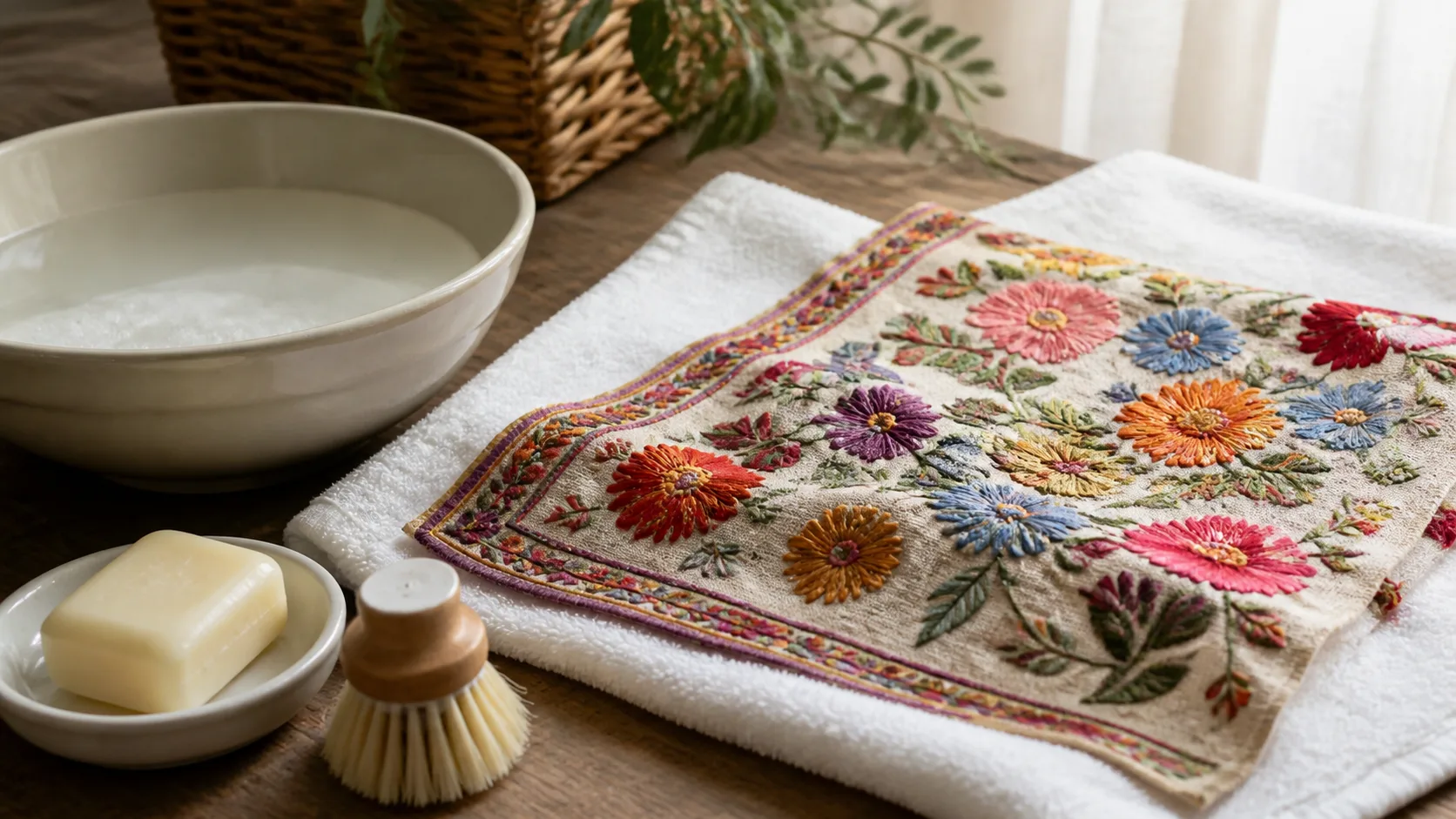 کاور مقاله مراقبت از پارچه سوزندوزی